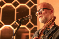 Craig Fortnam performing as Arch Garrison at Buds & Spawn in the Samuel Worth Chapel on 2nd Oct 2025 - photo (c) Aitch Nicol