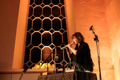 Chloe Herington performing as VALVE at Buds & Spawn in the Samuel Worth Chapel on 2nd Oct 2025 - photo (c) Aitch Nicol